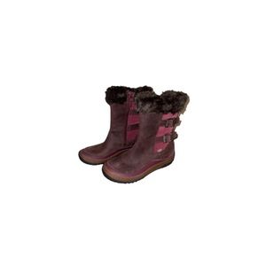 Merrell Maroon Leather and Suede Winter Hiking Boots - Women’s Size 7.5